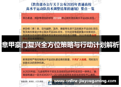 意甲豪门复兴全方位策略与行动计划解析