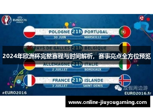 2024年欧洲杯完整赛程与时间解析，赛事亮点全方位预览